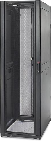 Produktbild APC NetShelter SX - Schrank - Schwarz - 48U - 48.3 cm (19") (48 HE, 19 Zoll Rack)
