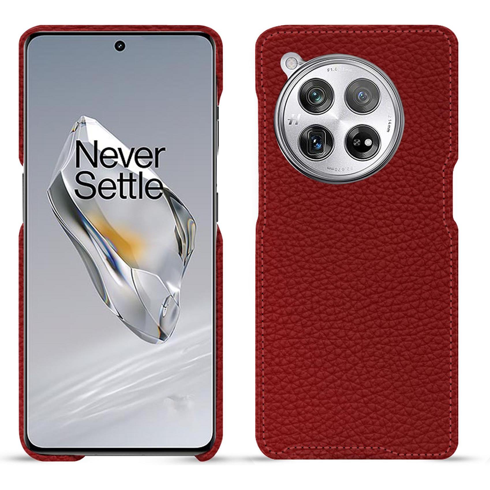 Noreve Lederschutzhülle (OnePlus 12), Smartphone Hülle, Rot