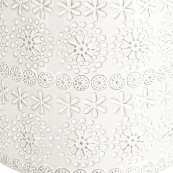 Actual product image spirella Storage Jar Relief White, Porcelain