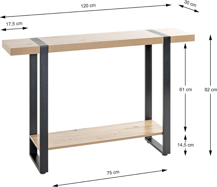 Image du produit HAKU Möbel Console (120 x 30 x 82 cm)