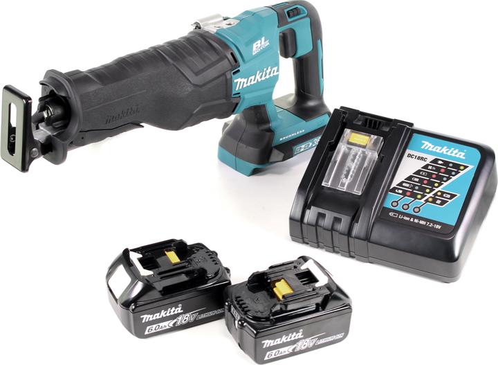 Actual product image Makita DJR 360 RG Battery Reciprocating Saw 36V ( 2x18V ) Brushless reciprocating saw + 2x 6.0 Ah battery