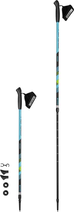 Produktbild Spokey Langlaufstöcke schwarz blau MEADOW II (105 cm, 135 cm)