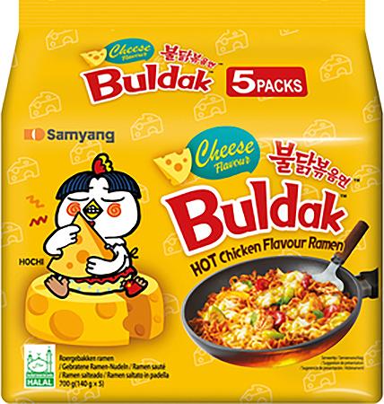 Image du produit Samyang Buldak Buldak Hot Chicken Fromage Ramyeon (700 g)