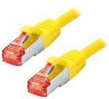Produktbild Tecline Patchkabel S-STP (PIMF), Cat 6, gelb, 7,5 m Patchkabel mit besonders schmalem Knickschutz (S/FTP, CAT6e, 7 m)