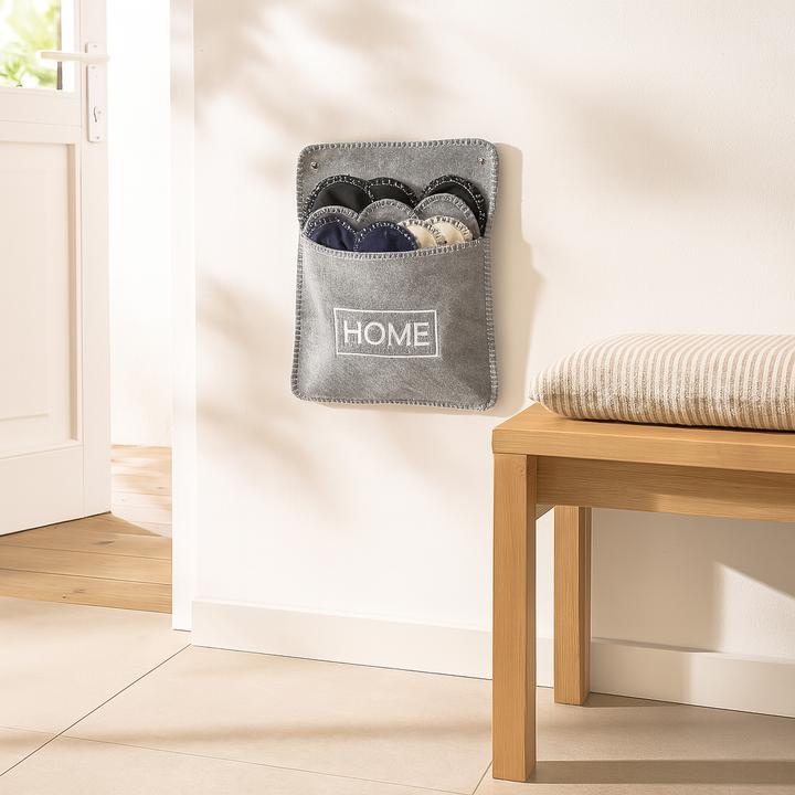 Produktbild Relaxdays 6 Paar Gästehausschuhe aus Filz (36, 37, 38, 39, 40, 41, 42, 43, 44, 45)