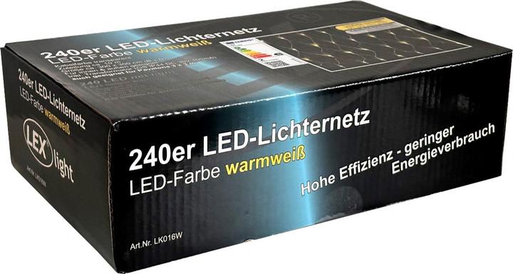 Produktbild Mojawo 240er LED-Lichternetz warmweiss (3 m)