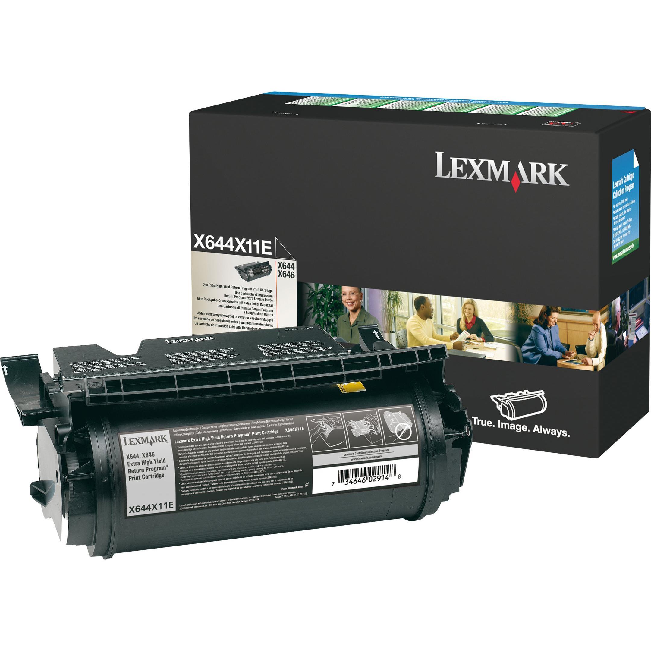 Lexmark, Toner, X644x11e (BK)