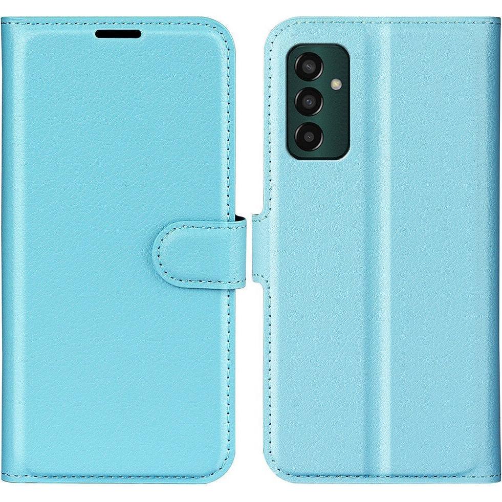 Cover-Discount Galaxy M13 - Leder Etui Hülle blau (Samsung Galaxy M13), Smartphone Hülle, Blau