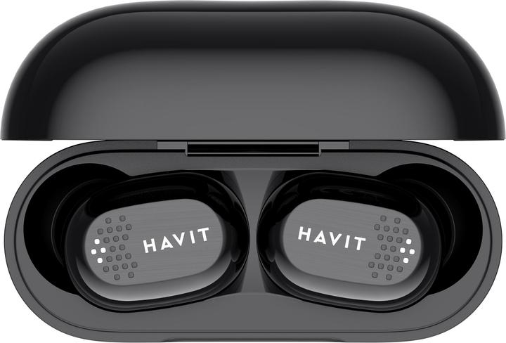 Produktbild Havit TWS Bluetooth Headset Black Kabellos Kopfhörer im Ohr Musik Schwarz (5 h, Kabellos)