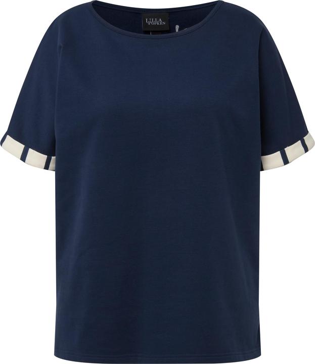 Image du produit Ulla Popken Sweat-shirt d'intérieur doux et confortable. Col rond et manches courtes. (46, 48)