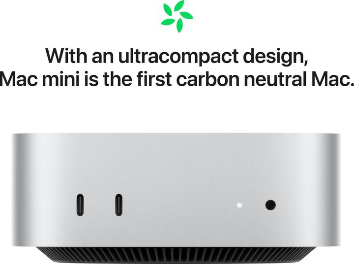 Produktbild Apple Mac Mini – 2024 (M4, 16 GB, 512 GB)