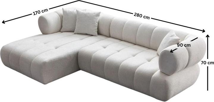 Produktbild Homitis Petra Left Corner Sofa (Ecksofa)