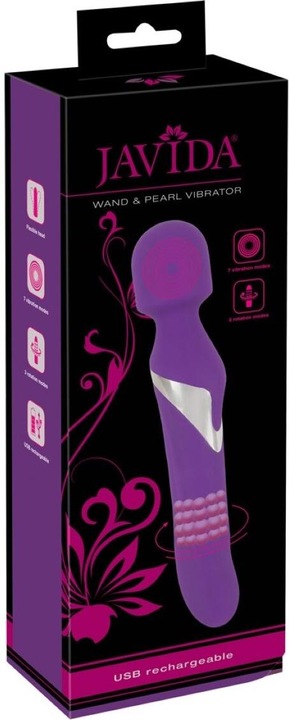 Actual product image Javida Wand & Pearl Vibrator