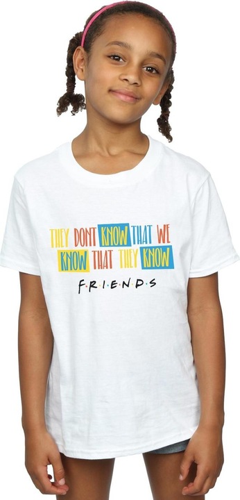 Immagine prodotto Friends They Don't Know Script Maglietta Ragazze (128)