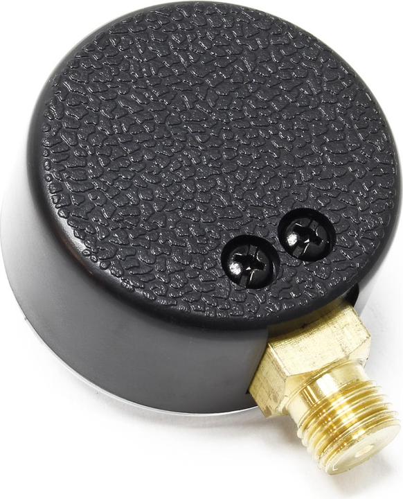 Wiltec Druckanzeige Druckbehälter/ Manometer radial DN8 (1/4") 12.9mm 0-12bar 0-170 PSI