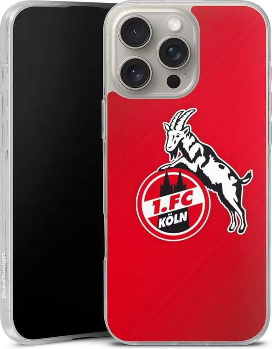 Actual product image DeinDesign Silikon Hülle für Apple iPhone 16 Pro Max Handyhülle Case Smartphone Schutzhülle 1. FC Köln EffZeh (Apple iPhone 16 Pro Max)