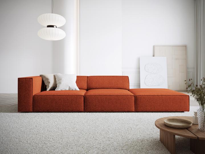 Actual product image Cosmopolitan Design Right Sofa, "Arendal", 4 Seats, Terracotta, 262x102x70 Made in Europe