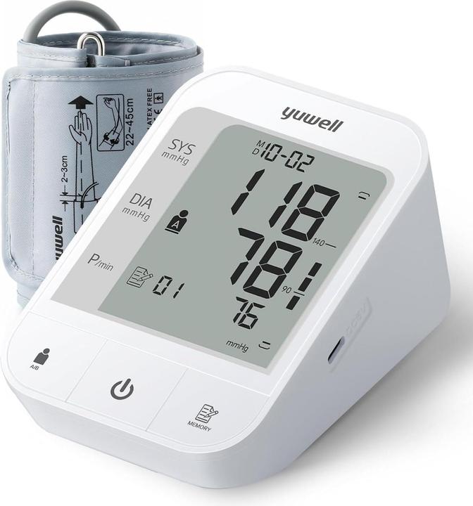 Actual product image Yuwell YE670A (Blood pressure monitor upper arm)