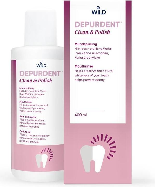 Immagine prodotto Wild Pharma Clean & Polish Mundspülung (400 ml, Collutorio)
