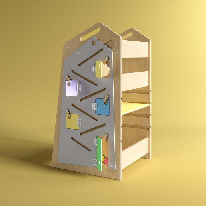 Actual product image Montessori Learning Tower - XXL - Multifunctional Helper Tower 5-in-1 ® by Busy Kids