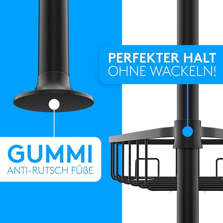 Produktbild Edelhand Teleskop Duschregal (24.80 x 21 x 30.50 cm)