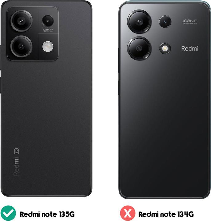 Actual product image Xiaomi Made for TPU Cover for Redmi Note 13 5G - black (Xiaomi Redmi Note 13 5G)