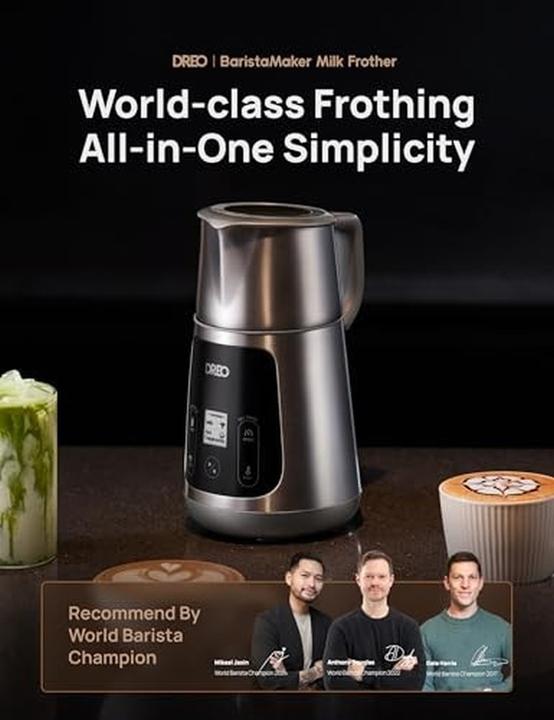 Actual product image Dreo BaristaMaker Milk Frother (800 ml)