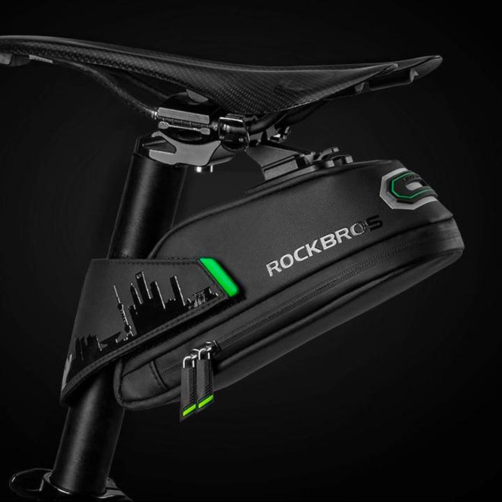 Productafbeelding Rockbros C27-1 fietstas onder het zadel - zwart (1.50 l, Zadeltas)