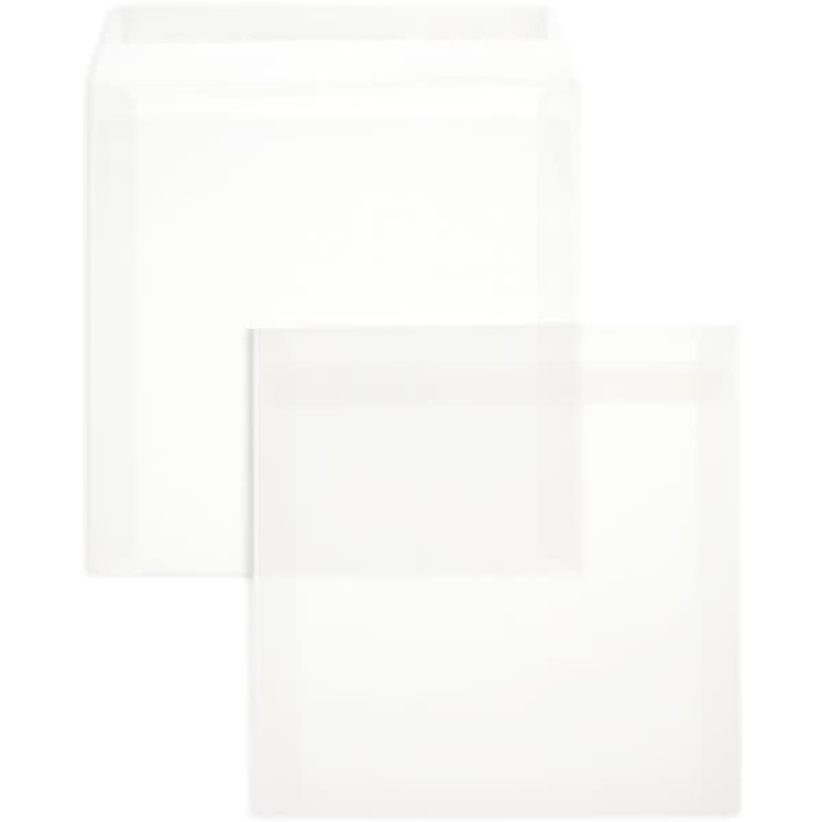 Thumbnail - Blanke, Briefumschlag, Briefumschläge Offset transparent 215x215mm 100g/qm HK VE=100 Stück weiss (100 x)