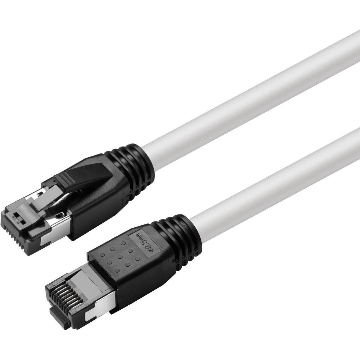 MicroConnect CAT8.1 S/FTP 3m White LSZH (S/FTP, CAT8.1, 3 m), Netzwerkkabel