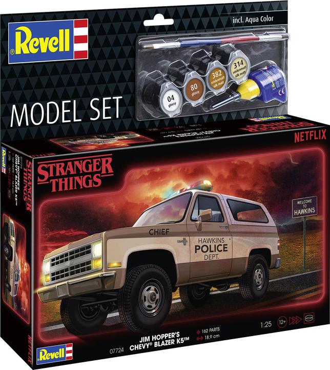 Actual product image Revell Model Set Stranger Things Chevrolet K5 Blazer