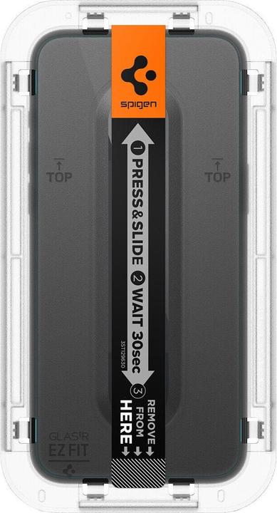 Actual product image Spigen Glas.TR EZ Fit (1 pcs., Apple iPhone 15 Pro Max)