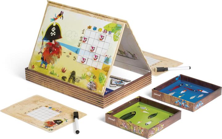 Image du produit Janod Les pirates de la bataille navale (Français)