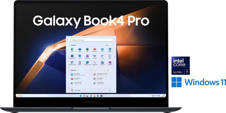 Produktbild Samsung Galaxy Book4 Pro (14", Intel Core Ultra 7 155H, 16 GB, 512 GB, DE)