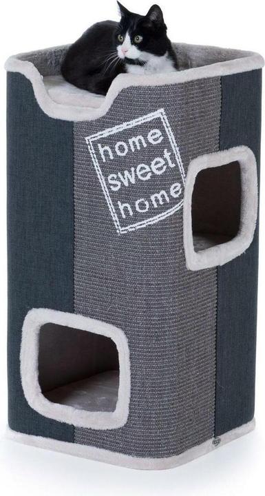 Trixie Cat Tower Jorge (78 cm, Weiss, Blau, Grau)