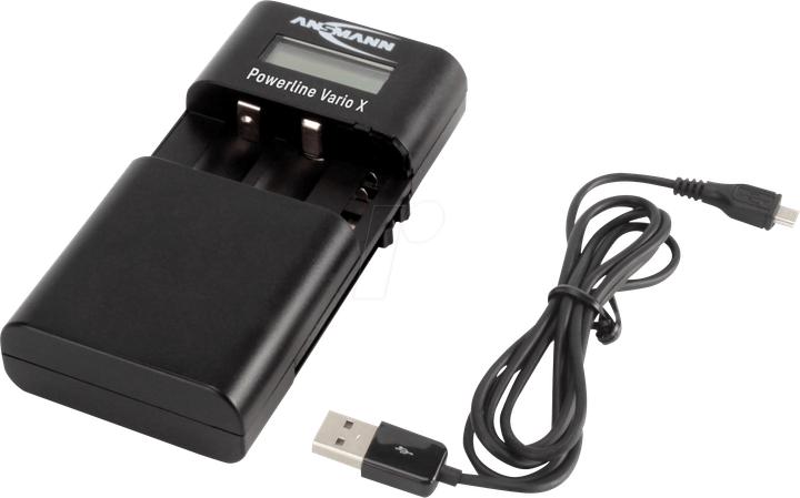 Actual product image Ansmann Powerline Vario X (1 pcs., AAA, AA, Chargers without battery)