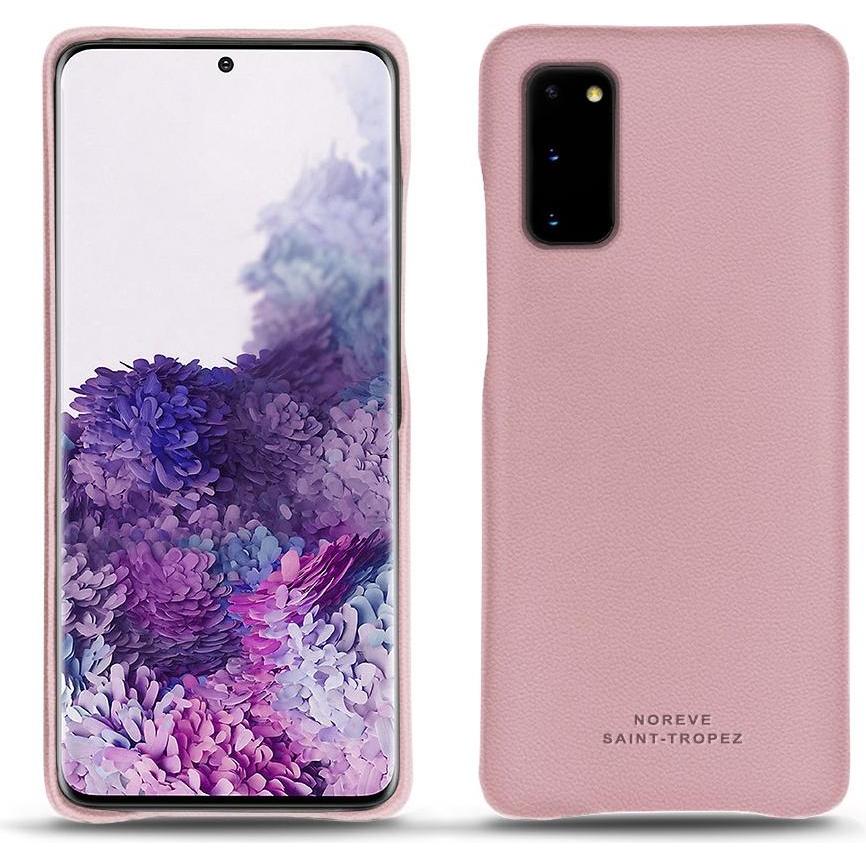 Noreve Lederschutzhülle (Samsung Galaxy S20), Smartphone Hülle, Rosa