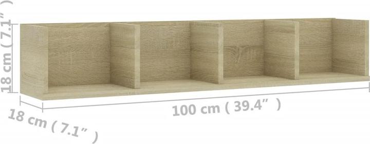 Immagine prodotto vidaXL Hillier (100 x 18 x 18 cm)