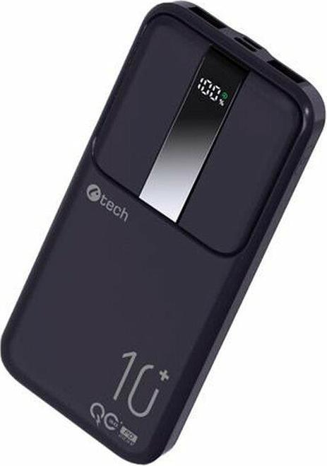 Produktbild C-Tech Powerbanka, Li-Pol,, USB-C/USB-A/micro USB (10000 mAh, 22.50 W, 37 Wh)