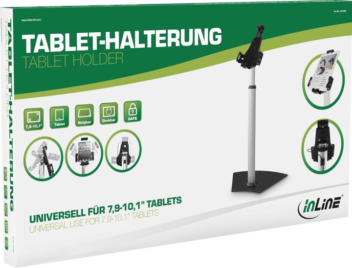 Produktbild InLine 23166B Tablet/UMPC Passiv Innenraum Schwarz Silbe