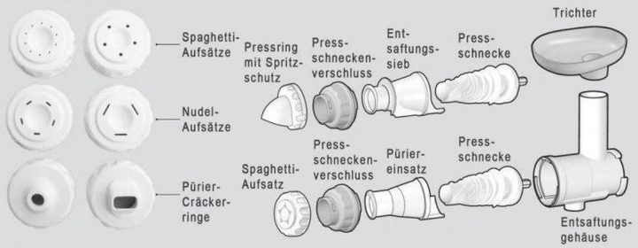 Produktbild VitaLeo Saftpresse 1000 (CH-Stecker)