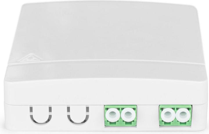 Produktbild Digitus FTTH anschlussdose mit 2x LC (APC) DX Adapter Wand montage (Netzwerk Zubehör)