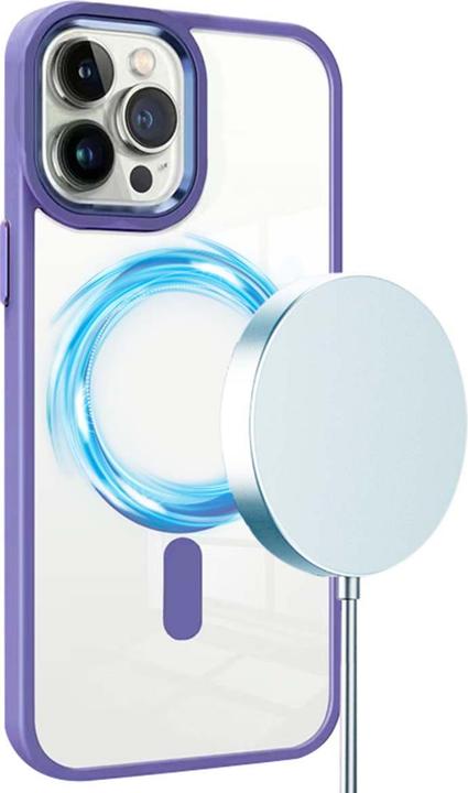 Image du produit Jaym Coque Bumper Compatible Magsafe Pour Iphone 16 Pro - Violet - ® (Apple iPhone 16 Pro)