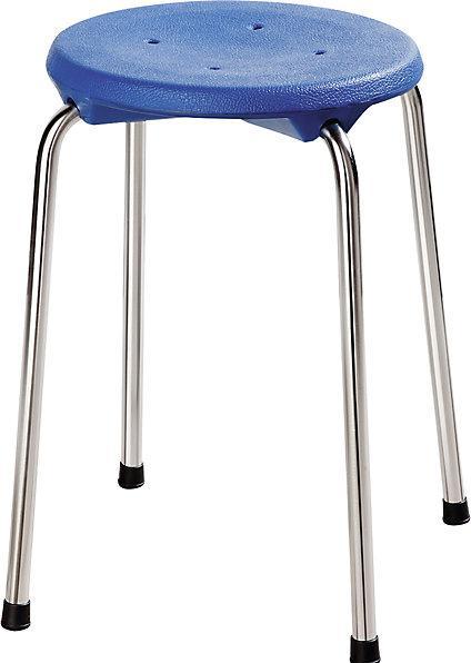 Image du produit kaiserkraft Tabouret empilable en acier inoxydable