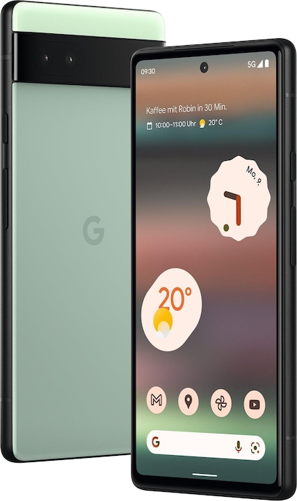 Produktbild Google Pixel 6a (128 GB, Sage Green, 6.10", SIM + eSIM, 12.20 Mpx, 5G)