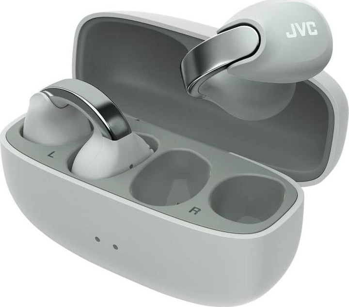 Produktbild JVC HA-NP1T-H Nearphones Open Ear True Wireless Kopfhörer eisgrau