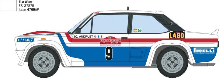 Immagine prodotto 1:24 Fiat 131 Abarth del 77 SanRemo RallyWin