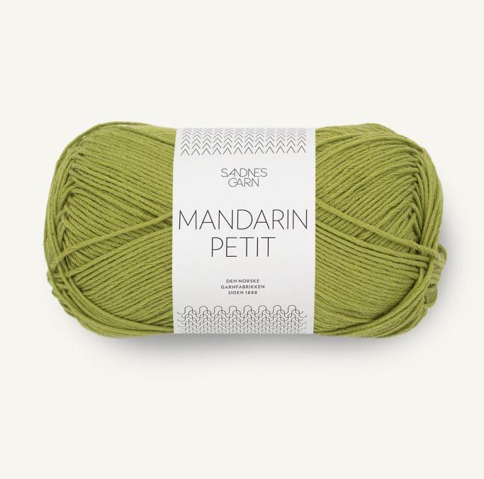 Actual product image Sandnes Garn Mandarin Petit col. 9564 matcha ca. 180 m 50 g (180 m)