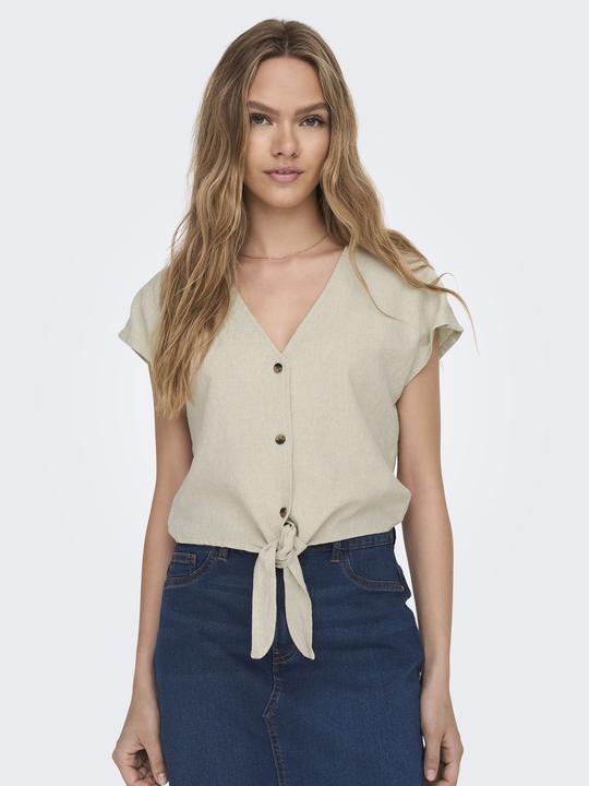 Produktbild JdY Geknotetes Oberteil mit kurzen Ärmeln (S)