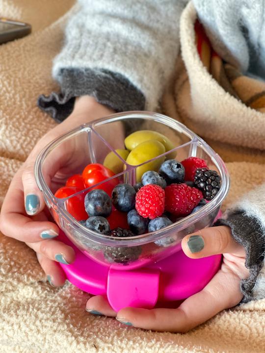 Produktbild Yumbox Snack Bowl, 380ml - Raspberry Pink